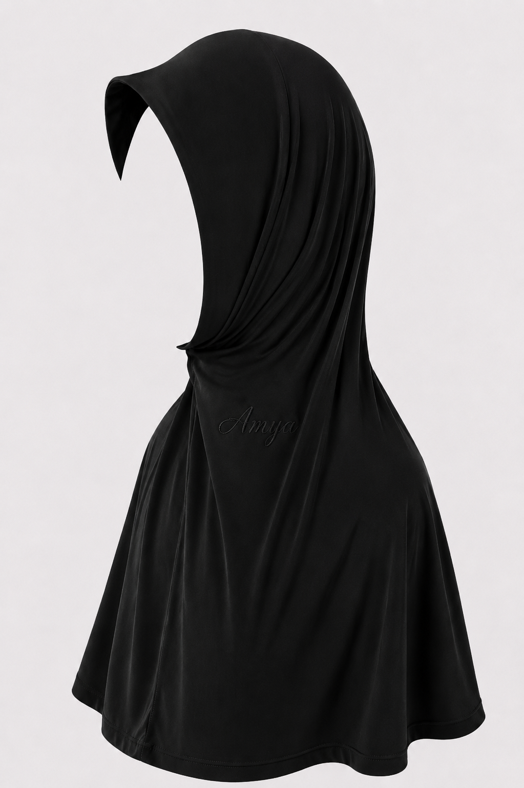 Bamboo Instant Hijab — Hidden Neck Detail