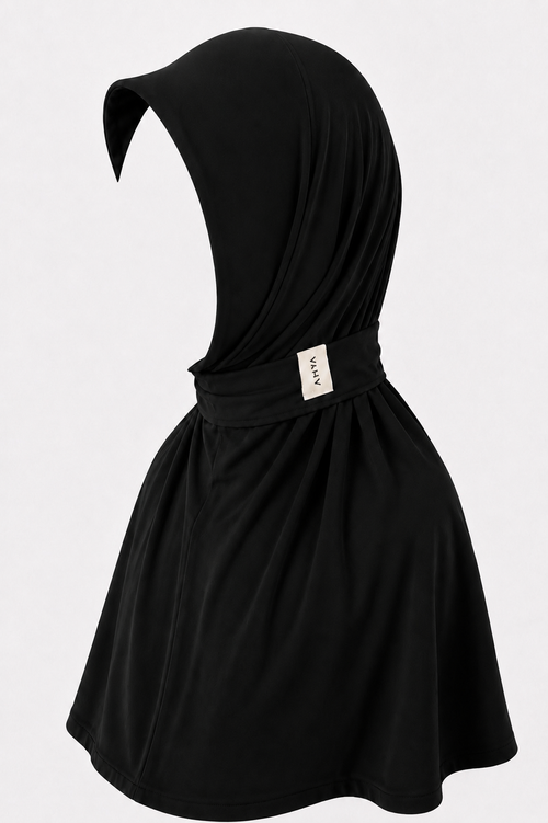 Bamboo Instant Hijab — Hidden Neck Detail