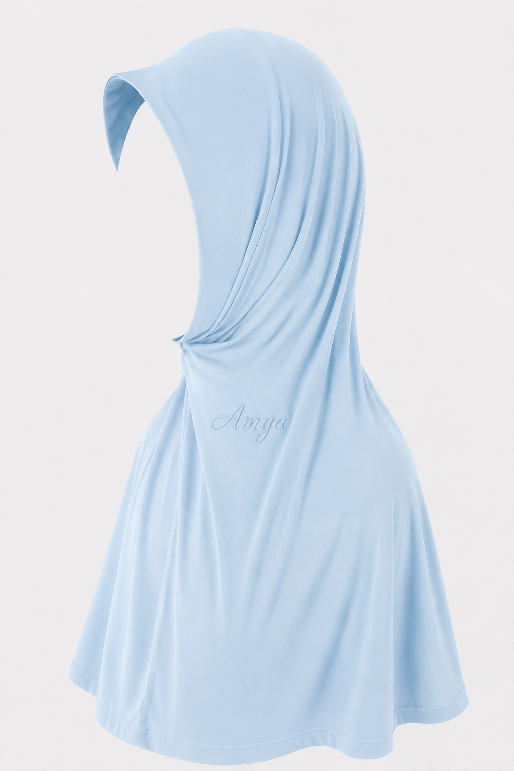 Bamboo Instant Hijab — Hidden Neck Detail