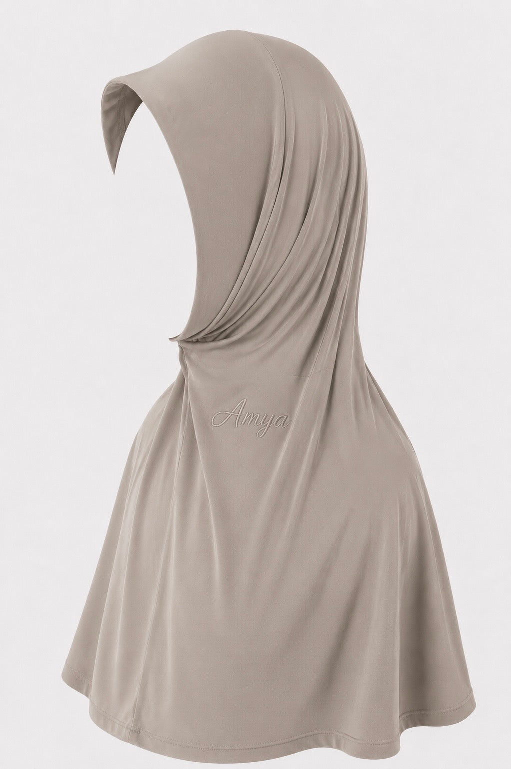 Bamboo Instant Hijab — Hidden Neck Detail