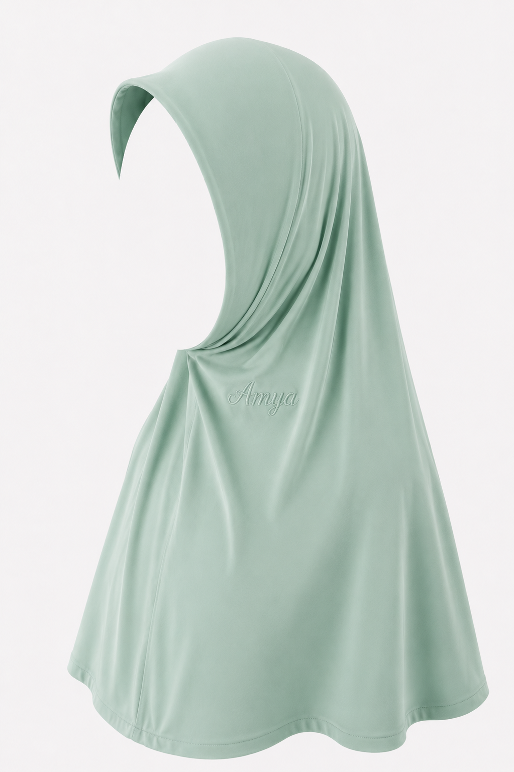 Bamboo Instant Hijab — Hidden Neck Detail